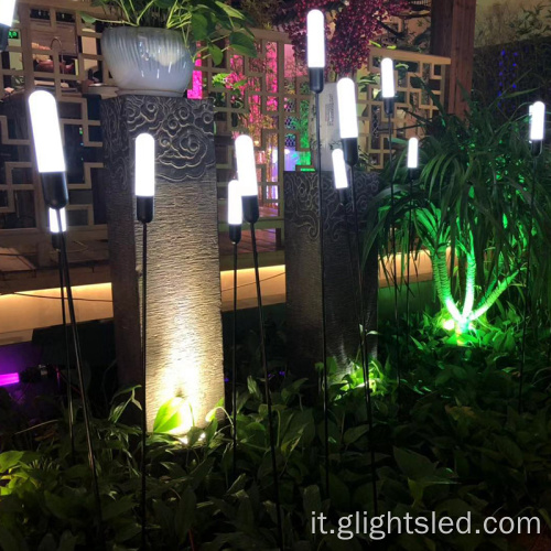 Luce da giardino a led che cambia colore per la decorazione esterna